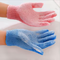 8 Pair Shower Bath Gloves Exfoliating Wash Skin Spa Massage Body Scrubber Cleaner