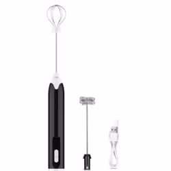 Electric Blender Mixer Egg Beater Coffee Milk Drink Food Whisk Stirrer USB Rechargeable Hand Blender