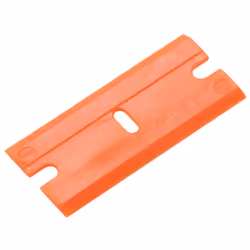 200PCS Plastic Blades Double Edge Blades for Remove Decals Stickers Adhesive Label and Glass Clean