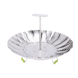 Stainless Steel Folding Vegetable Steamer Basket,Insert for Cooking Food,Expandable to Fit Various Size Pot