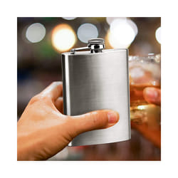 2X Hip Flask with Funnel, 4 Oz Stainless Steel Whiskey Flask 100% Leak Proof, Portable Pocket Hip Flask for Liquor