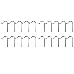 20 Hanging Basket Bracket Hooks Iron Wall Hanging Hooks Curved Up Plant Hook for Hanging Bird Feeders, Lanterns