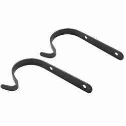 20 Hanging Basket Bracket Hooks Iron Wall Hanging Hooks Curved Up Plant Hook for Hanging Bird Feeders, Lanterns