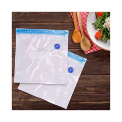 Sous Vide Bags 15Pack Reusable Electric Vacuum Food Storage Save Cooker with 1 Hand Pump,2 Size Sealed Bag,4 Clip