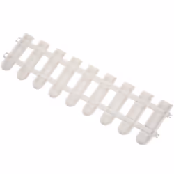 3Pc 50X13cm White Plastic Tree Fence Courtyard Indoor Garden Fence Kindergarten Flower Garden Vegetable White Decor