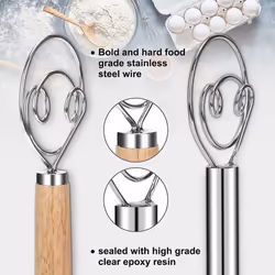 2-Piece Danish Dough Mixer Premium Danish Dough Mixer Set