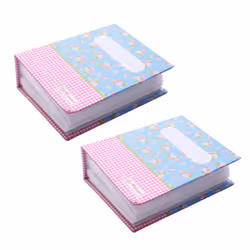 2pcs 6 Inches 100 Photos Flower Album Plastic Gift Album for Lover Wedding Handmade Souvenir Photo Albums