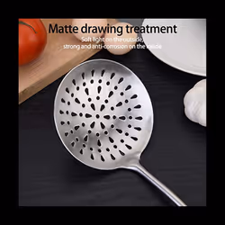 Skimmer Colander Stainless Steel with Long Handle Colander for Kitchen and Catering Hot Pot Frying Filter
