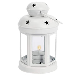 Vintage Metal Hanging Candle Lanterns , Holder,Candlestick for Wedding,Home,Birthday Parties Gift -White