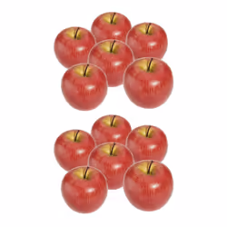 Decorative Artificial Plastic Fruits Imitation Home Decor 12Pcs Red