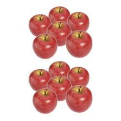 Decorative Artificial Plastic Fruits Imitation Home Decor 12Pcs Red