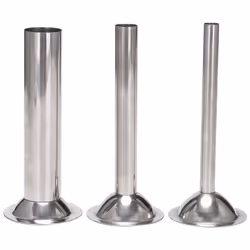 Stuffing Tubes,Stainless Steel Funnels Attachment for Manual Sausage Stuffer, for Food Grinders  Stainless Steel Funnels