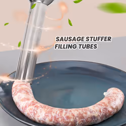 Stuffing Tubes,Stainless Steel Funnels Attachment for Manual Sausage Stuffer, for Food Grinders  Stainless Steel Funnels
