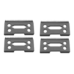 4 Pcs Ceramic Blade Ceramic Replacement Cutter ,28 Teeth Ceramic Clipper Blade Replacement Cutter 2-Hole Clipper,Black