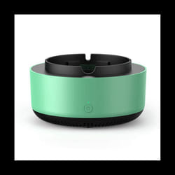 Multi- Ashtray with Air Purifier Function to Filter Second-Hand Smoke and Remove the Smell of Smoke Green