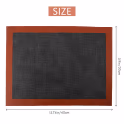 Biscuit/Bread/Kitchen Baking Appliance Accessories Perforated Silicone Baking Mat Non-Stick Oven Mat Lining Tool, 2PCS