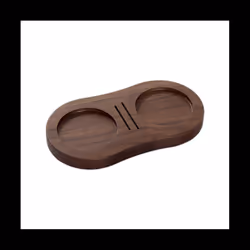 Wood Coffee Filter Tamper Holder Wooden Espresso Tamper Mat Stand Tamper Station Wooden Base Espresso Tamper Mat B