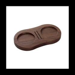 Wood Coffee Filter Tamper Holder Wooden Espresso Tamper Mat Stand Tamper Station Wooden Base Espresso Tamper Mat B