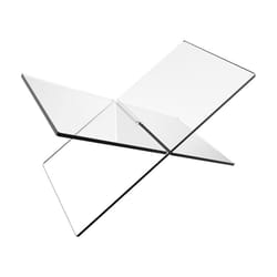 Acrylic Bookshelf Transparent Display Reading Rack Small
