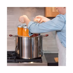 Canning Rack,Canning Jar Rack,Steamer Rack Bath Canning or Pressure Canning,Fit for Kinds of Jars-Silver