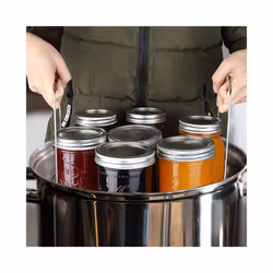 Canning Rack,Canning Jar Rack,Steamer Rack Bath Canning or Pressure Canning,Fit for Kinds of Jars-Silver