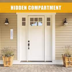 Hide A Key Outdoor, Thermometer Decorative Hide A Key Diversion Hidden Compartment Secret Hidden Storage, Outdoor 2Pcs