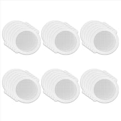 60 Pack Disposable Hair Catcher Disposable Shower Drain Hair Catcher Mesh Stickers Screen Hair Catchers