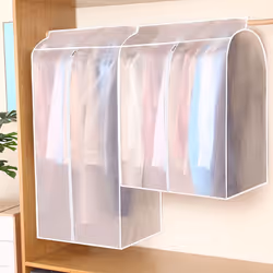 1PCS Dust Cover Clothes Hanging Bag Enclosed Clothes Rack Floor Hanger Cover Storage Cover B