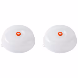 2X Kitchen -Keeping Cover Microwave Anti-Splashing Oil Heating Dish Cover Plastic -Keeping Cover