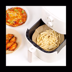 120PCS AirFryer Paper Disposable Non-Stick Round Oven Pan Oil-Proof Household BBQ Plate Liner Kitchen Baking Accessories