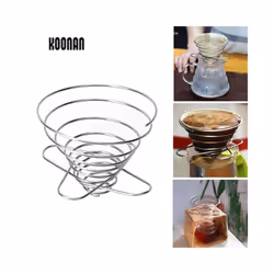 Espresso Coffee Filter Net Foldable Coffee Filter Cup Holder Drip Coffee Maker Refillable Spring Style Brewer S