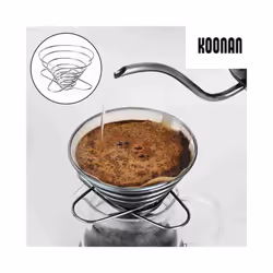 Espresso Coffee Filter Net Foldable Coffee Filter Cup Holder Drip Coffee Maker Refillable Spring Style Brewer S