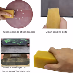 Abrasive Cleaning Stick Sanding Belt Band Drum Cleaner Sandpaper Cleaning Eraser for Belt Disc Sander Tool 35X35X105mm