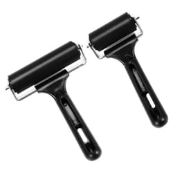 Rubber Roller, Set of 2 , Ink Brayer Roller perfect for Printmaking, Wallpapers, Block Printing Stamping