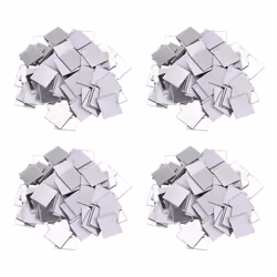 400 Piece Mirror Tile Wall Sticker 3D Decal Stick