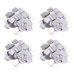 400 Piece Mirror Tile Wall Sticker 3D Decal Stick