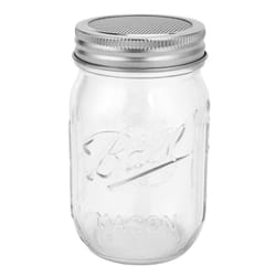 Sprouting Jar with Stainless Steel Screen Lid Wide Mouth Quart