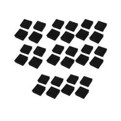 Plastic Square Tubing Tube Insert Blanking End Caps 50mm 2 Inch 32 Pcs