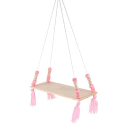 Wooden Wall shelf Hanging Children baby Nordic Style Wall Frame pink