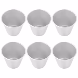 6 Pcs Individual Tumblers Popovers Chocolate Molten Pudding Cups Raspberry Mold