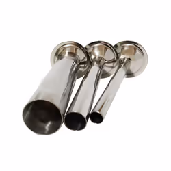 4Pcs Stainless Steel Sausage Stuffer Filling Tubes Funnels Nozzles Spare Parts for Sausage Maker 1.2/1.9/3.2Cm