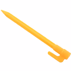 40Pcs Camping Tools Plastic Tent Pegs Nails Sand Ground Stakes Outdoor Camping Tent Awning Yellow Tent Accessories