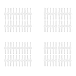 80Pcs Plastic Grass Trimmer Blades Lawn Mower Trimmer Accessories Lawn Mower Blade Cordless Trimmer Garden Tool