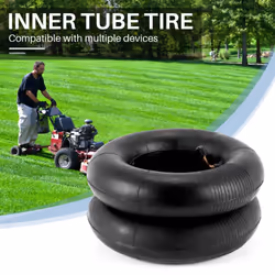 2 Pack 2.80/2.50-4 inch Inner Tube with TR87 Bent Valve Stem for , Lawn Mowers, Wheelbarrows, Hand Trucks