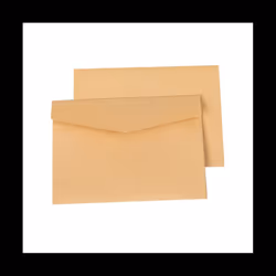 100PCS Classical Kraft Blank Mini Paper Envelopes Wedding Invitation Envelope Gift Envelope