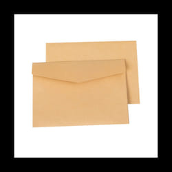 100PCS Classical Kraft Blank Mini Paper Envelopes Wedding Invitation Envelope Gift Envelope