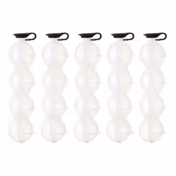 5X 4 Cavity Ice Square Maker Flexible Silicone Whiskey Cocktail DIY Round Ice Ball Food Grade Grid Party for Bar Kitchen