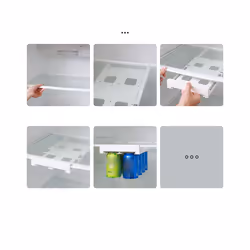 Cans Soda Refrigerator Organizer Cans Beverage Bottle Holder Dispenser Storage Rack for Refrigerator Storage Box 1Pc