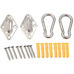 Heavy Duty Hammock Hanging Kit Eye Plates Ceiling Wall Mount Anchor Hooks Hanger for Hammock Swing Chair