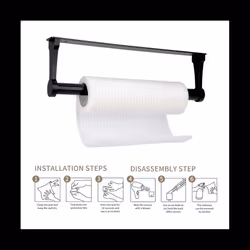 Paper Towel Holder Under Cabinet, Paper Towels for Kitchen, Paper Towels, Extendable Paper Towel Holder